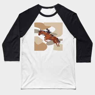 Horse Rider Baseball T-Shirt